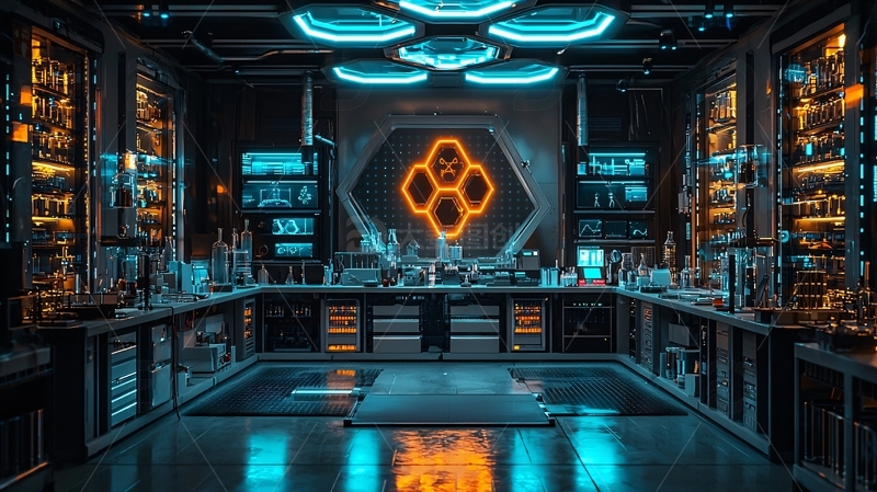 高清大图下载【趣麦麦图】未来科技实验室