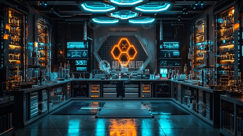 高清大图下载【趣麦麦图】未来科技实验室