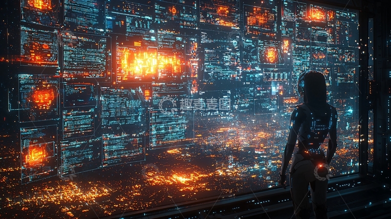 高清大图下载【趣麦麦图】未来科技感巨幕