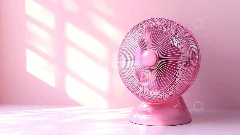 粉色电风扇