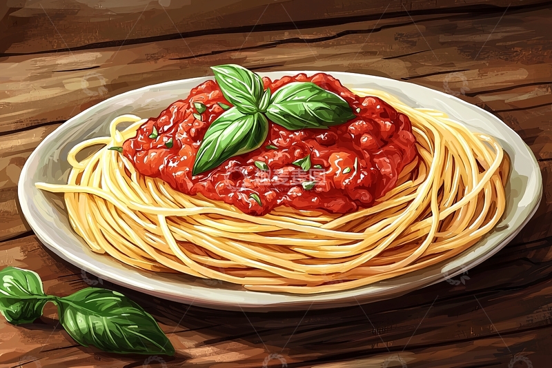 高清大图下载【趣麦麦图】美味意面