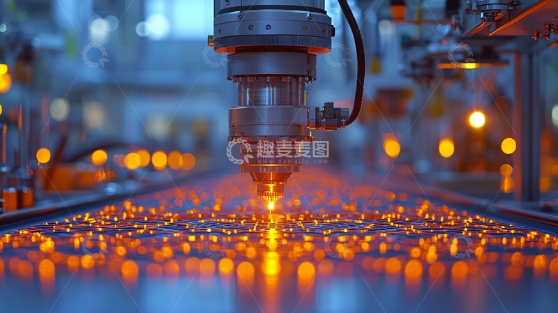 高清大图下载【趣麦麦图】激光切割金属零件