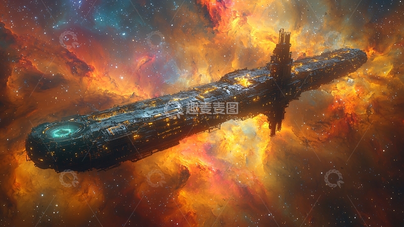 高清大图下载【趣麦麦图】宇宙飞船