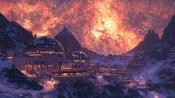 雪山天文台夜景