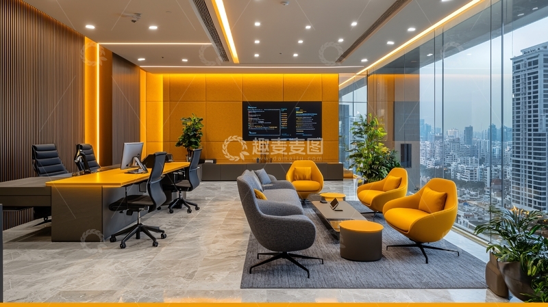 高清大图下载【趣麦麦图】现代化高端办公室设计