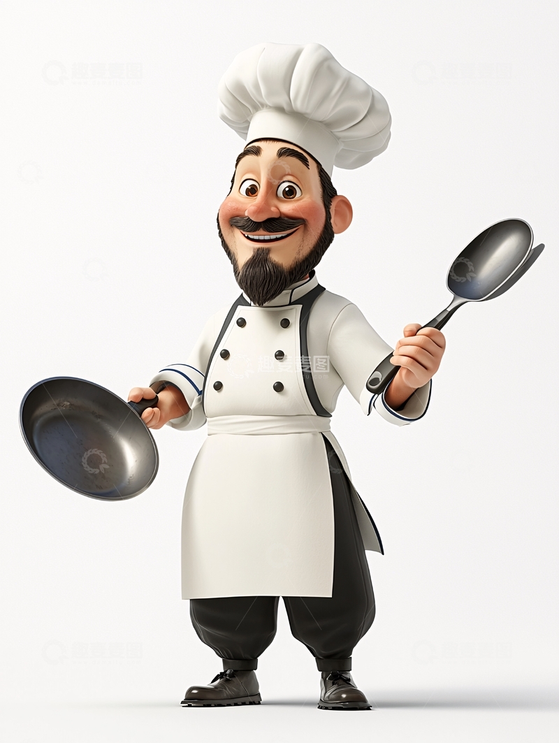 高清大图下载【趣麦麦图】卡通厨师