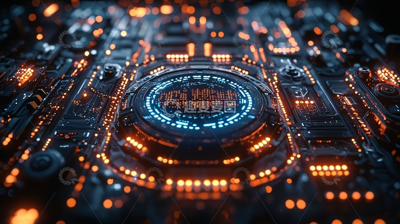 高清大图下载【趣麦麦图】科技感十足的电路板