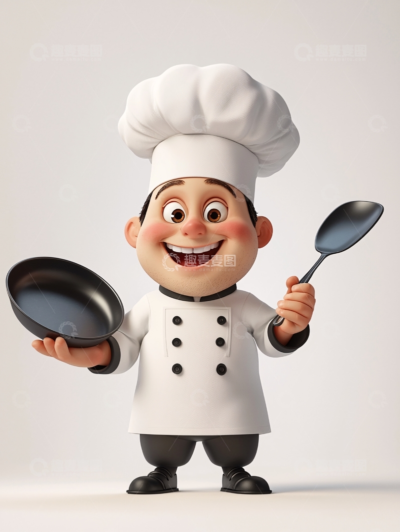 高清大图下载【趣麦麦图】卡通厨师