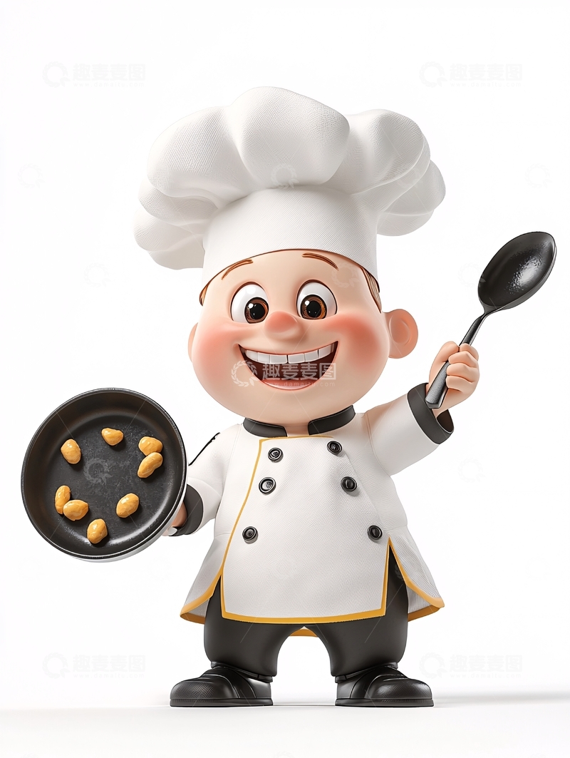 高清大图下载【趣麦麦图】卡通厨师