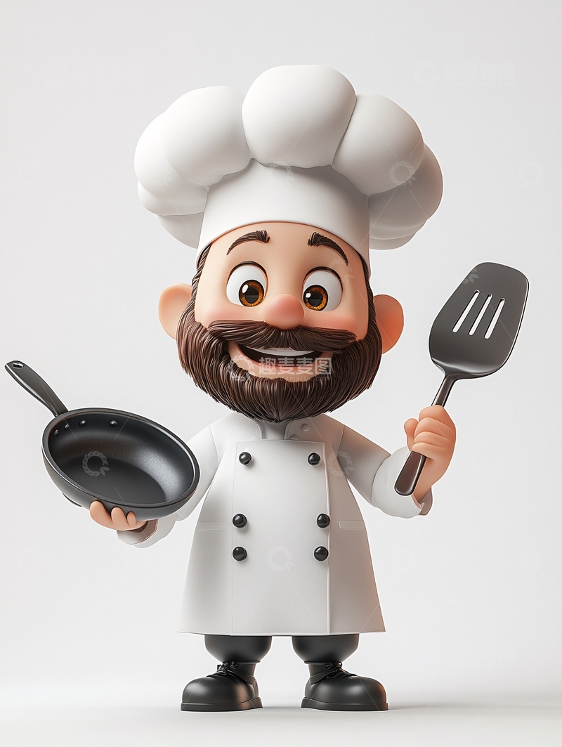 高清大图下载【趣麦麦图】卡通厨师