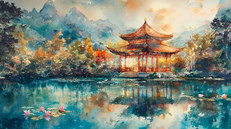 高清大图下载【趣麦麦图】水墨画