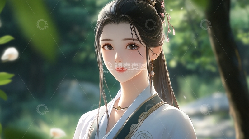 高清大图下载【趣麦麦图】古风美女