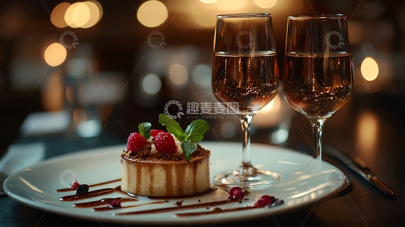 高清大图下载【趣麦麦图】浪漫晚餐