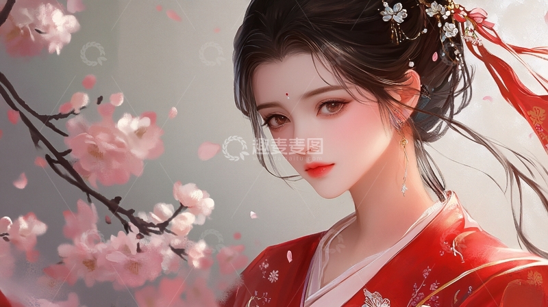 高清大图下载【趣麦麦图】古风美女