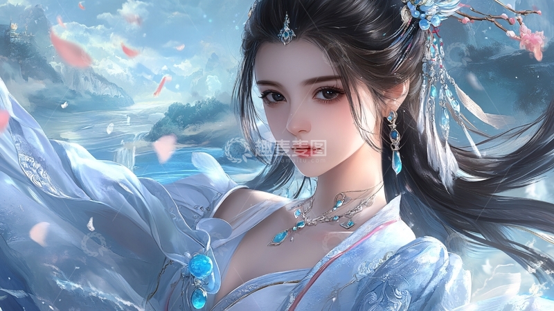 高清大图下载【趣麦麦图】古风美女