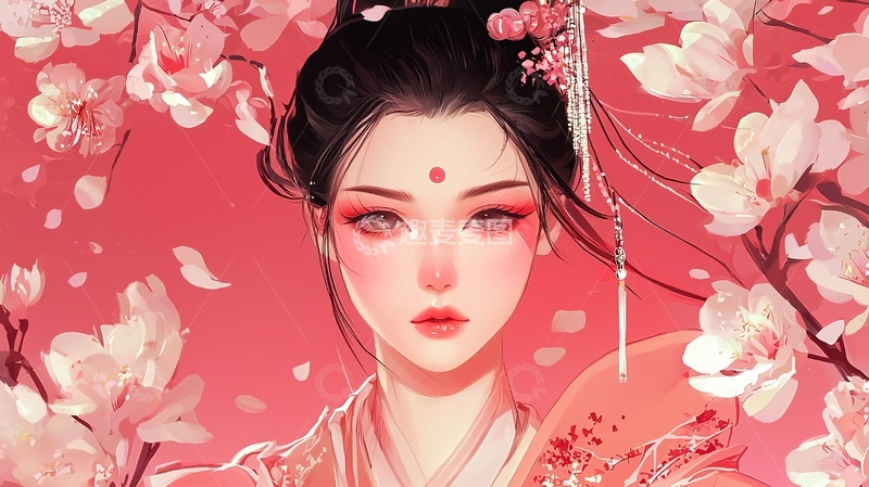 高清大图下载【趣麦麦图】古风美女