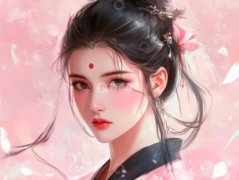 高清大图下载【趣麦麦图】古风美女