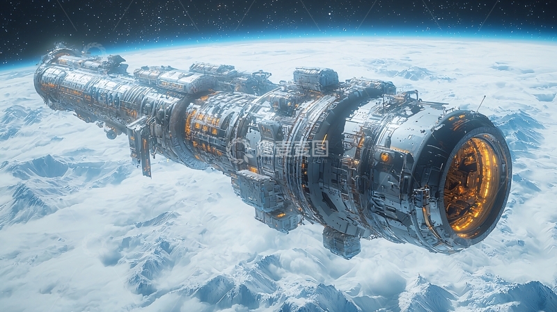 高清大图下载【趣麦麦图】宇宙飞船