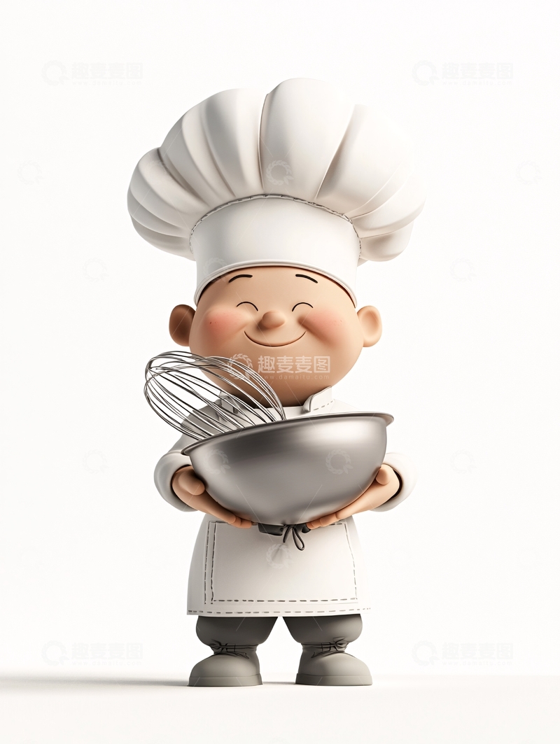 高清大图下载【趣麦麦图】卡通厨师