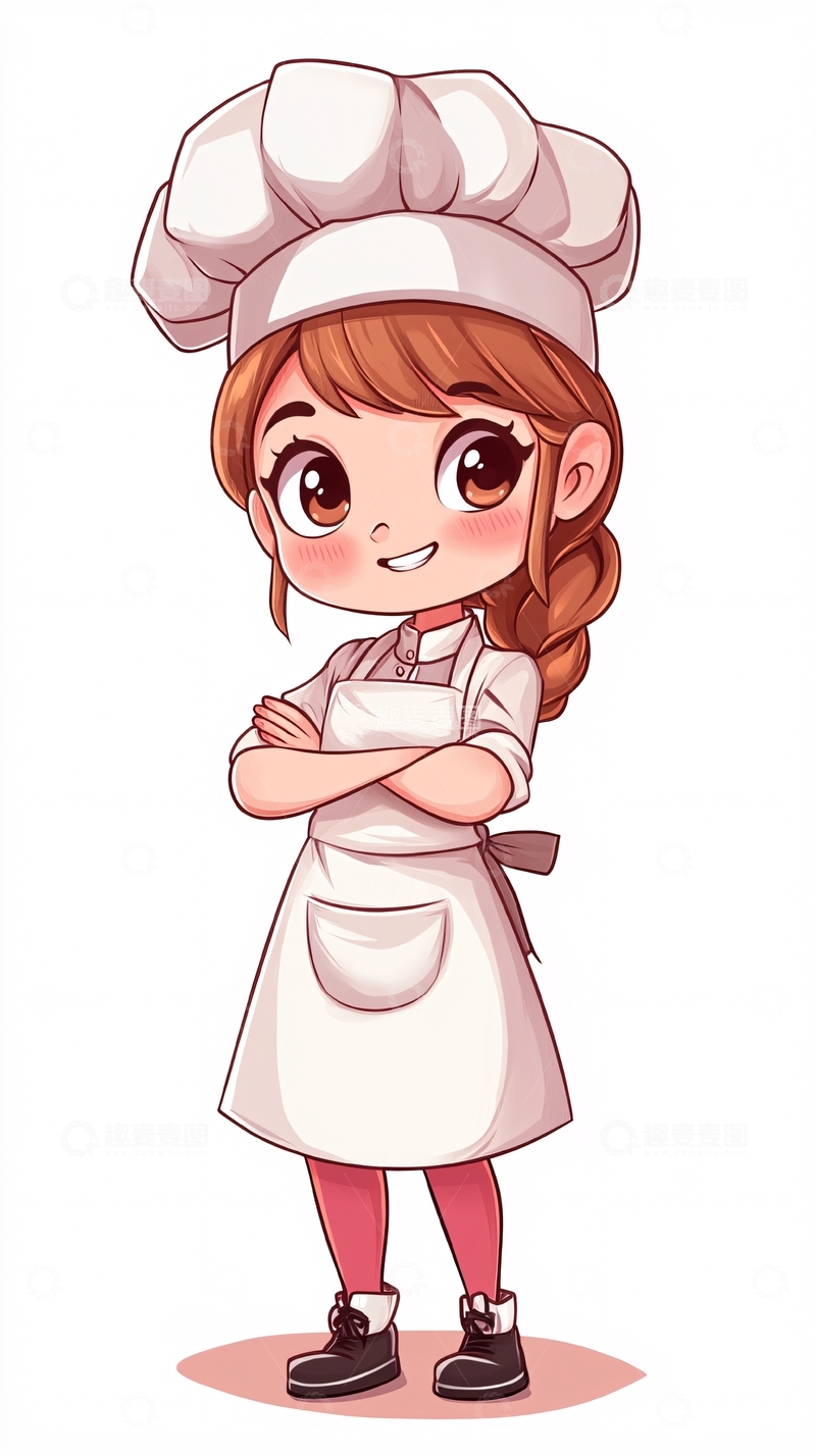 高清大图下载【趣麦麦图】可爱卡通小厨师