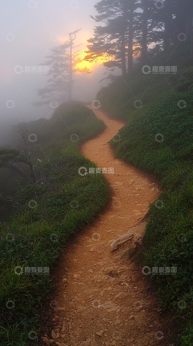 高清大图下载【趣麦麦图】山间小路