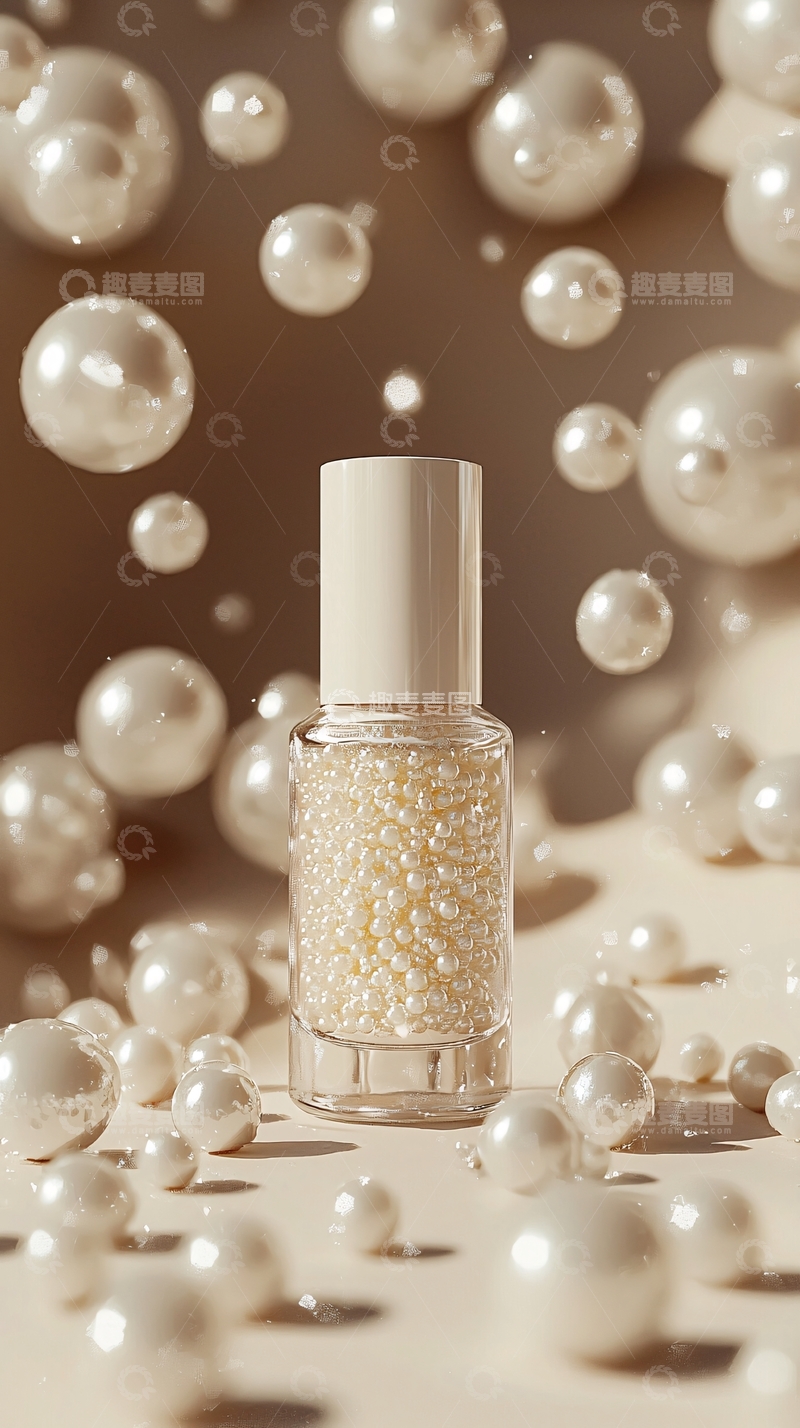 高清大图下载【趣麦麦图】珍珠美甲油