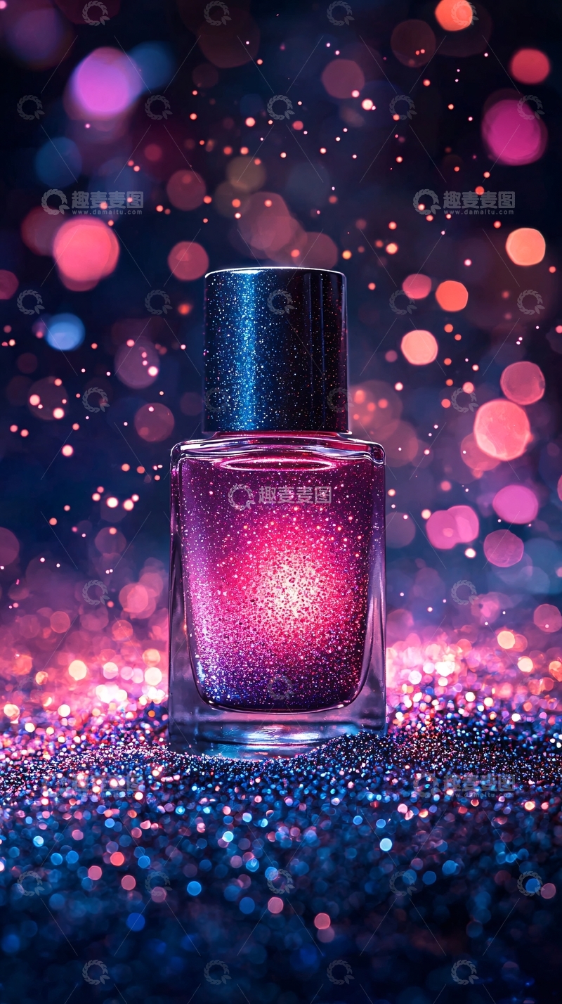 高清大图下载【趣麦麦图】闪耀指甲油特写