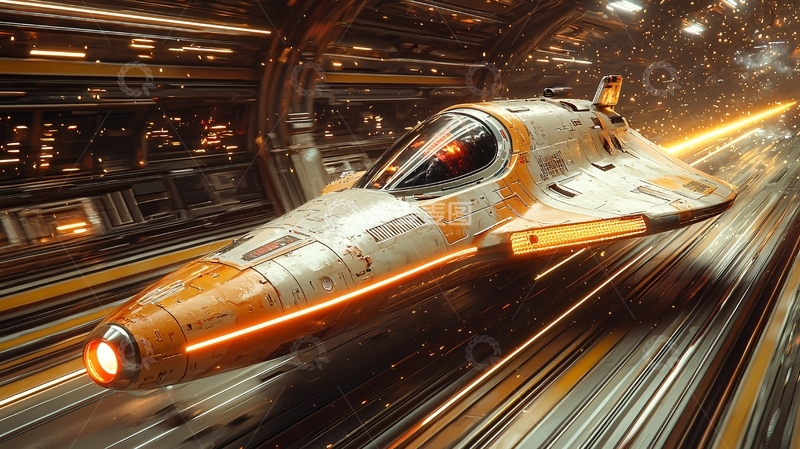 高清大图下载【趣麦麦图】未来科幻飞船