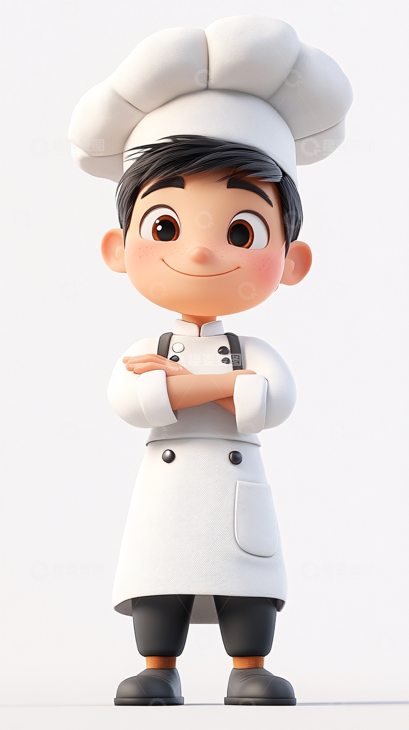 高清大图下载【趣麦麦图】卡通小厨师