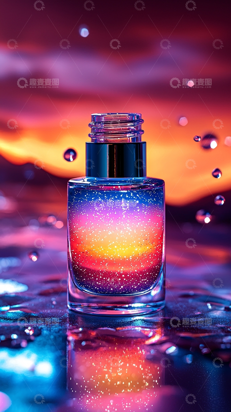 高清大图下载【趣麦麦图】梦幻星空精华液