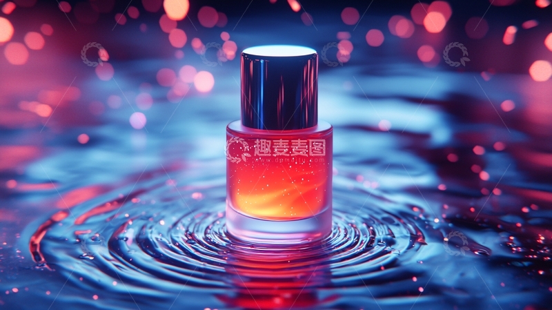 高清大图下载【趣麦麦图】炫彩液体瓶身