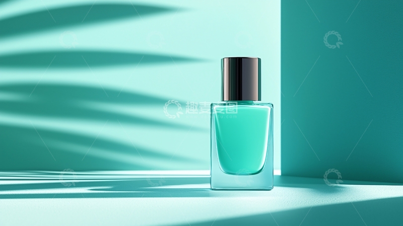 高清大图下载【趣麦麦图】薄荷绿指甲油