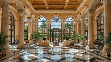 奢华酒店大堂内景