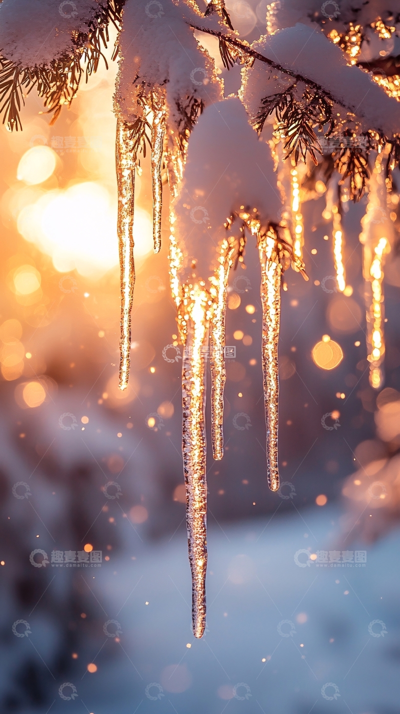 高清大图下载【趣麦麦图】冰凌