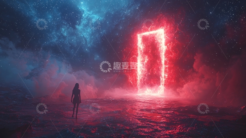 高清大图下载【趣麦麦图】火焰之门