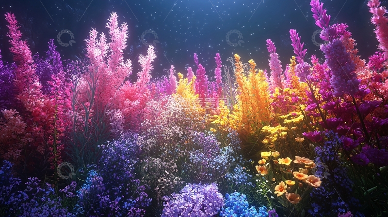 高清大图下载【趣麦麦图】海底彩色珊瑚