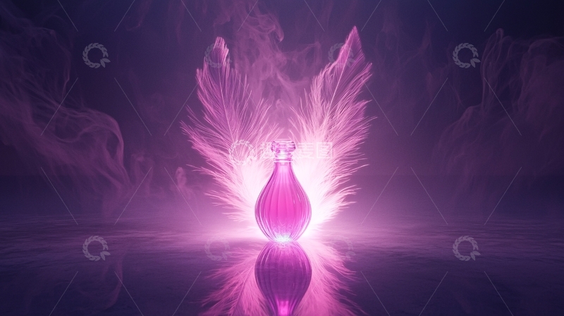 高清大图下载【趣麦麦图】粉色瓶子