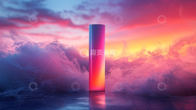 高清大图下载【趣麦麦图】梦幻彩色光柱