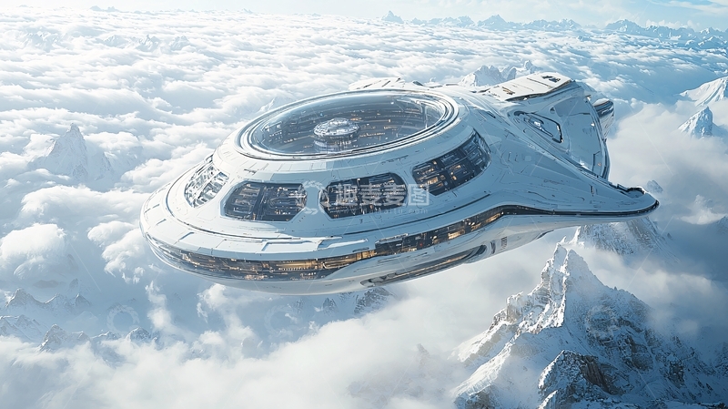 高清大图下载【趣麦麦图】未来科技飞船13