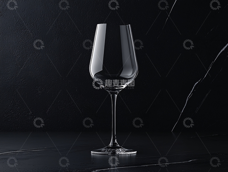 高清大图下载【趣麦麦图】晶莹剔透的红酒杯