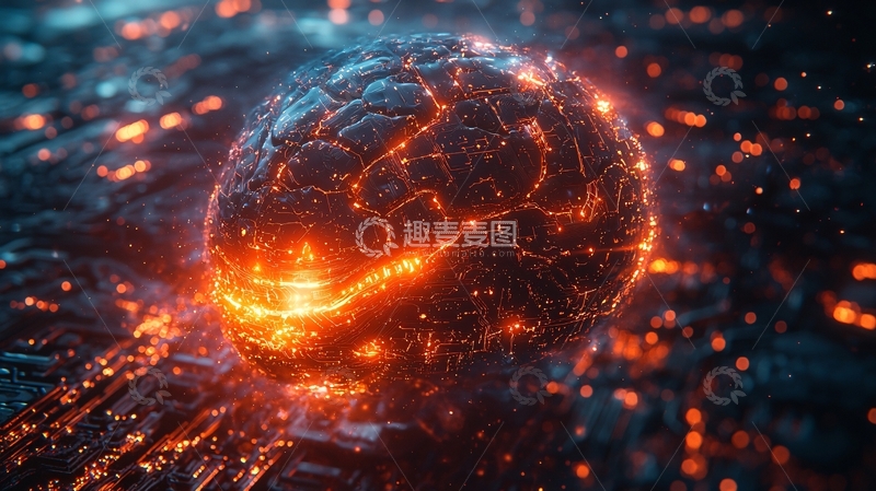 高清大图下载【趣麦麦图】抽象大脑