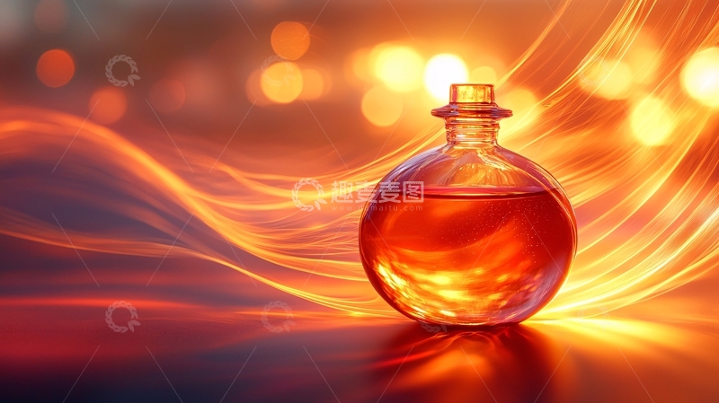 高清大图下载【趣麦麦图】药剂瓶在光芒中闪耀