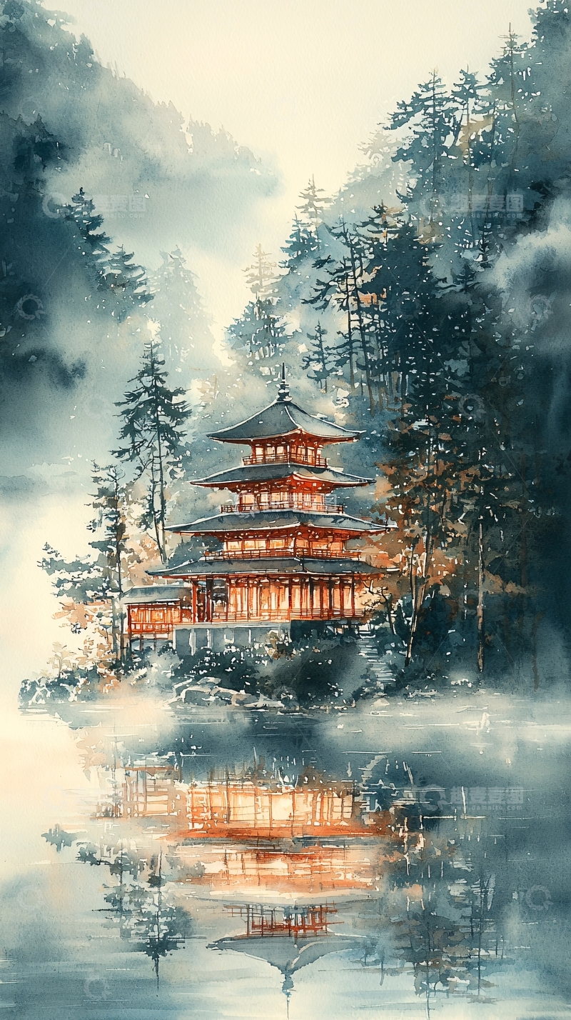 高清大图下载【趣麦麦图】水墨画