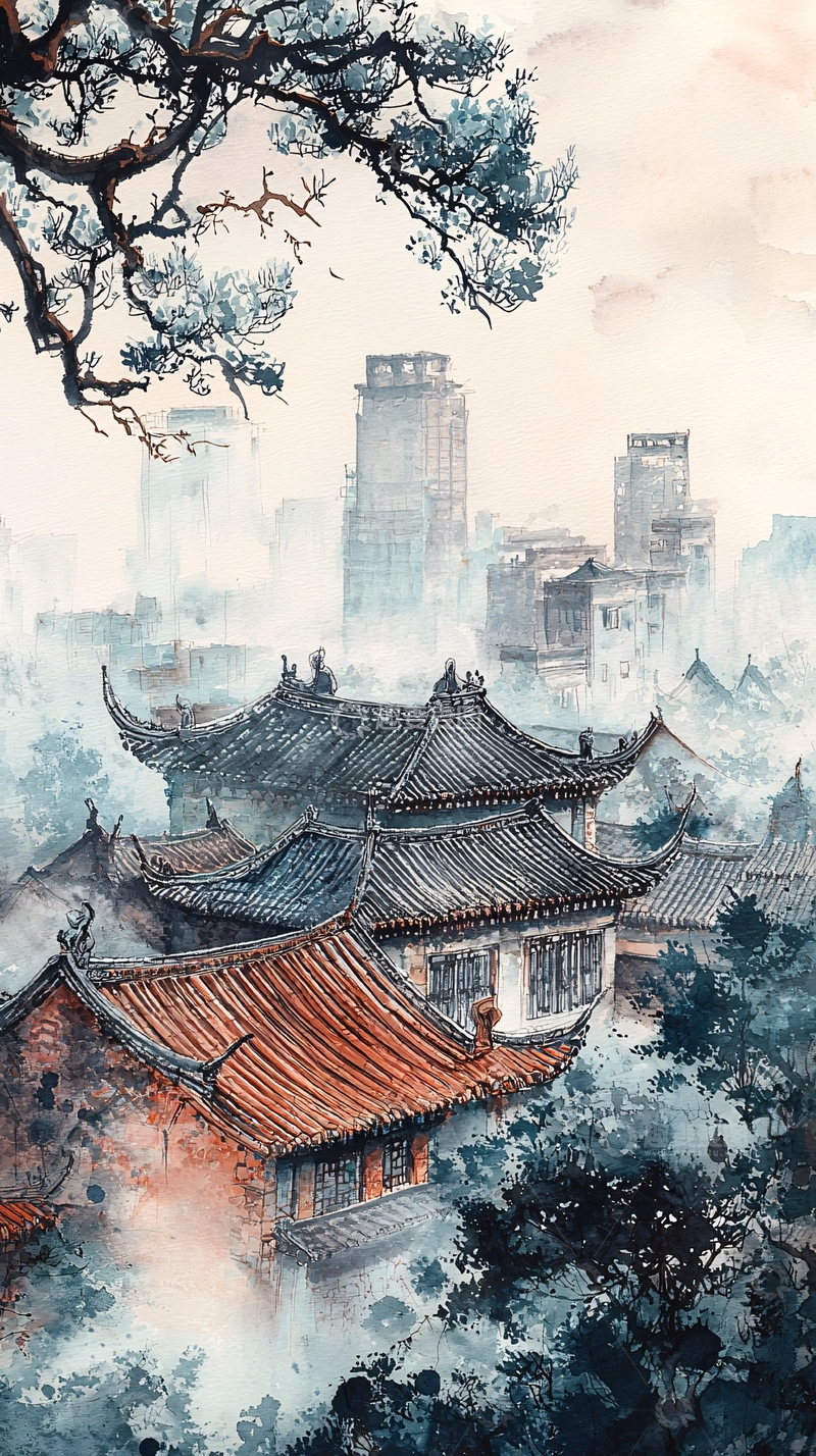 高清大图下载【趣麦麦图】水墨画