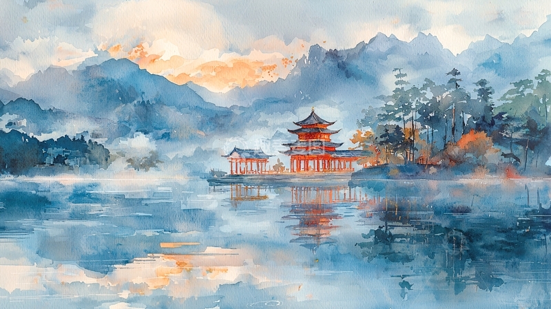 高清大图下载【趣麦麦图】水墨画