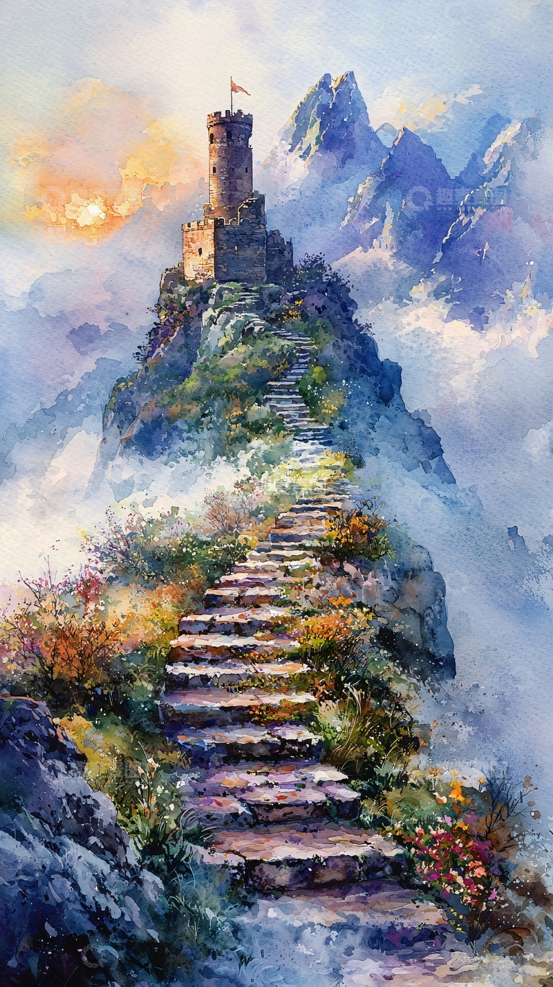 高清大图下载【趣麦麦图】山顶城堡