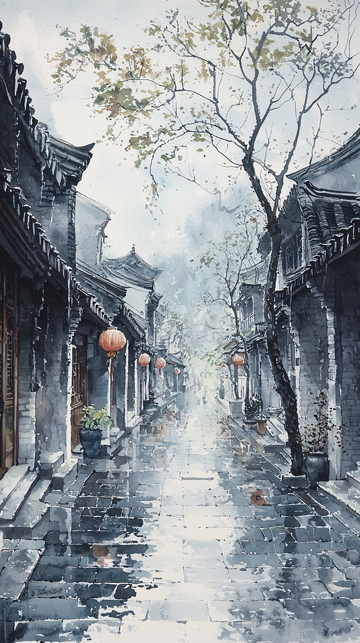 水墨画