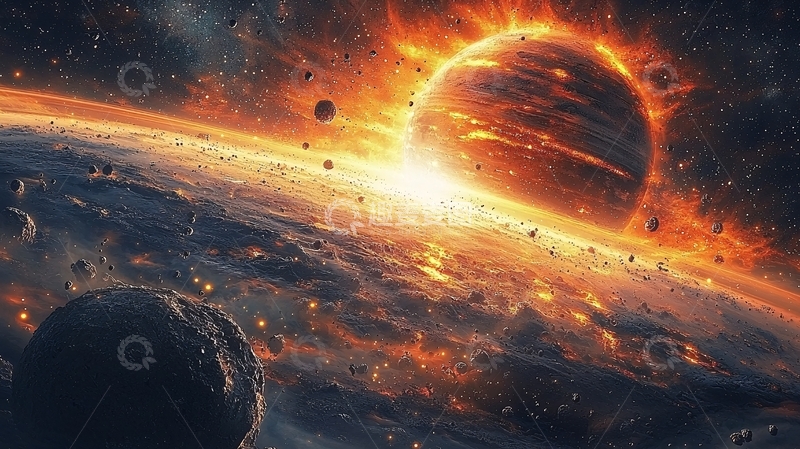 高清大图下载【趣麦麦图】宇宙毁灭