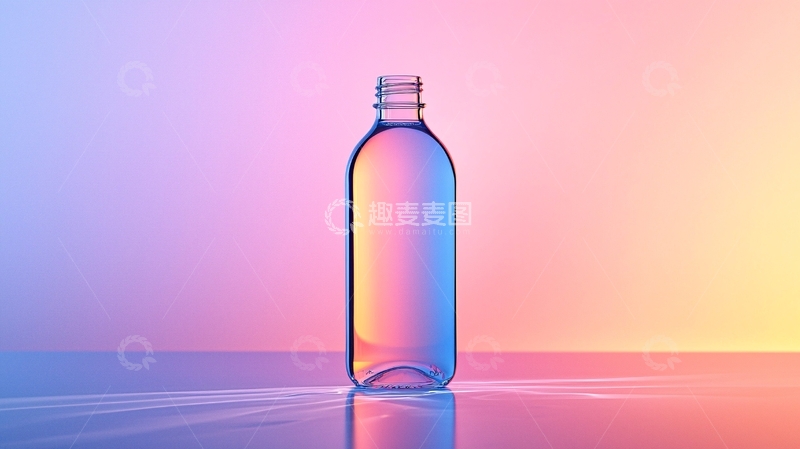 高清大图下载【趣麦麦图】透明瓶子光影