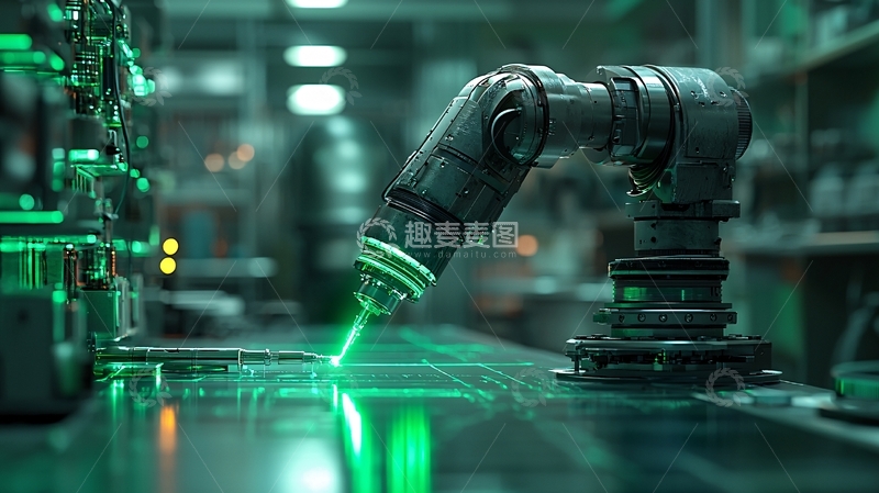 高清大图下载【趣麦麦图】工业机器人